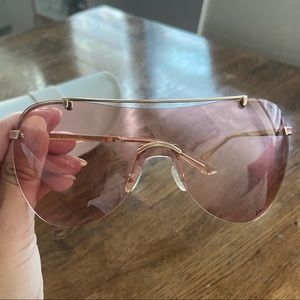 Pink and Gold Dior Sunglasses Authentic w case